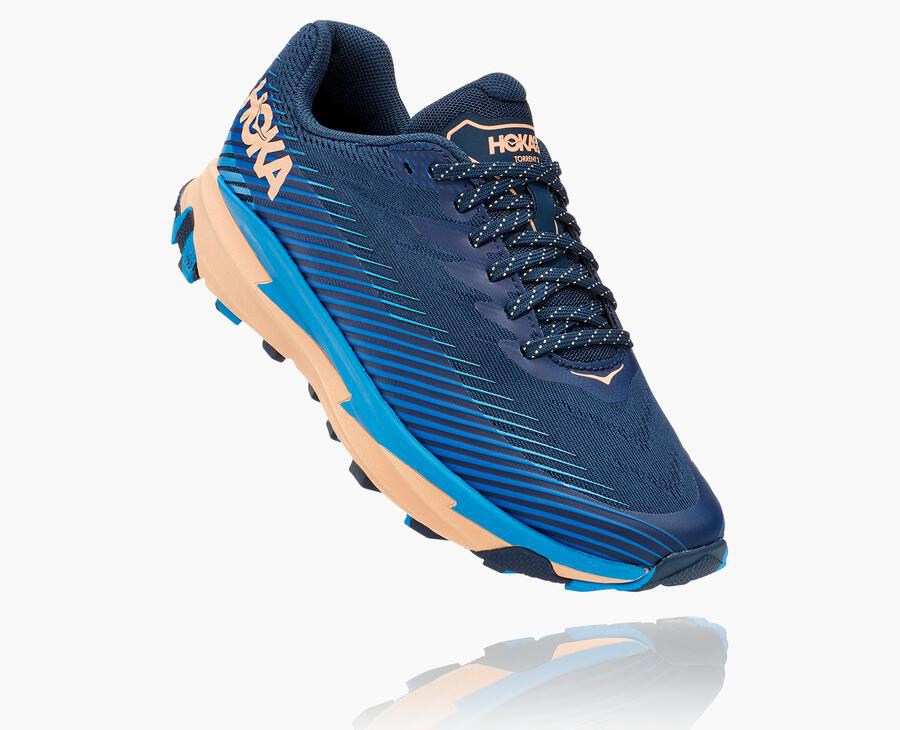 Hoka One One Trailsko Dame - Torrent 2 - Blå - 407695VLQ